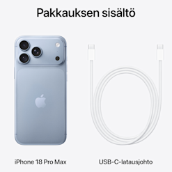 Apple iPhone 18 Pro Max 5G 256GB Jäätikkö