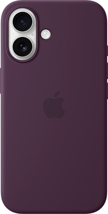 Apple iPhone 16 -silikonikuori MagSafe Luumu