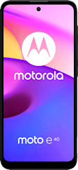 Motorola E40 4GB/64GB Carbon Gray