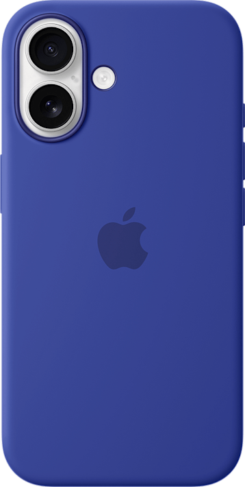 Apple iPhone 16 -silikonikuori MagSafe Ultramariini