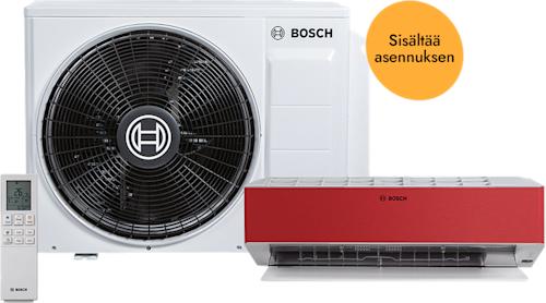 Bosch 8101i 6,5 kW WiFi Ilmalämpöpumppu + asennus