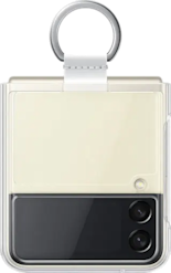 Samsung Galaxy Z Flip3 Clear Cover with Ring -suojakuori