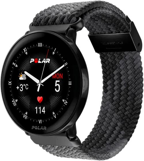 Polar Ignite 3 punottulla rannekkeella Musta S/L