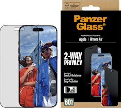 PanzerGlass Apple iPhone Air -näytön tietoturvasuoja