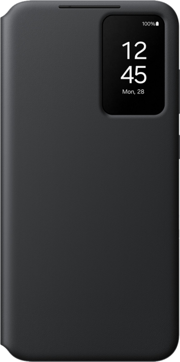 Samsung Galaxy S24+ Smart View Wallet Case -suojakotelo Musta