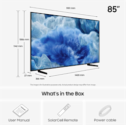 Samsung 85 tuumainen Q8FA QLED 4K Smart TV (2025)