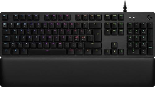 Logitech G513 LIGHTSYNC Carbon -pelinäppäimistö, GX Brown -kytkimet