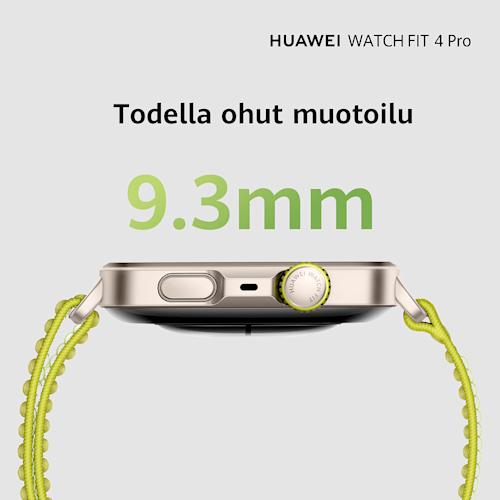 Huawei Watch Fit 4 Pro Vihreä nylonranneke
