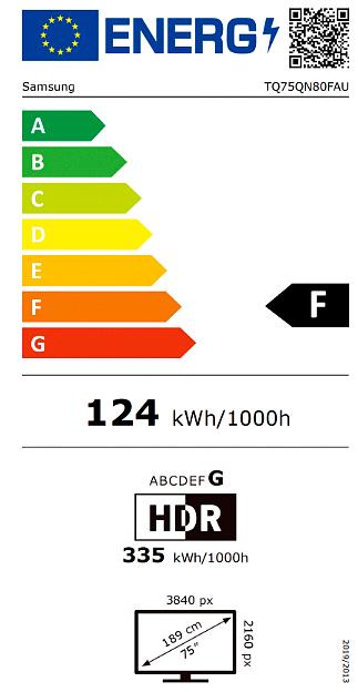 Samsung QN80F 75 tuumainen Neo QLED Mini LED TV (2025)