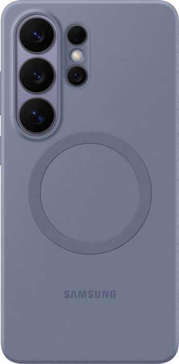 Samsung Galaxy S26 Ultra Silicone Magnet Qi2 -suojakuori Violetti