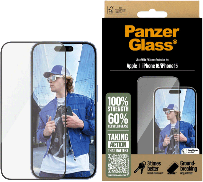 PanzerGlass Apple iPhone 15/16 -näytönsuojalasi