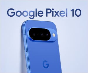sinien Google Pixel 10 -puhelin