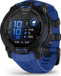 Garmin Instinct 3 -GPS-älykello 45mm AMOLED Musta/Sininen