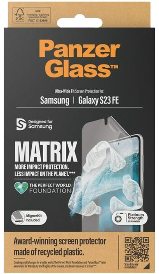 PanzerGlass Matrix Samsung Galaxy S23 FE -näytönsuojalasi