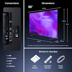 Samsung 55 tuumainen Crystal UHD U7005H (2026)