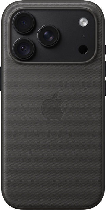 Apple iPhone 18 Pro TechWoven -suojakuori MagSafella Musta