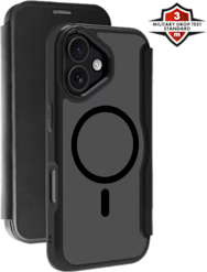 X2O Mag Wallet Apple iPhone 17 -lompakkokotelo musta