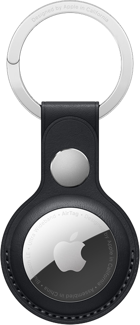 Apple AirTag -nahkainen avaimenperä keskiyönsininen