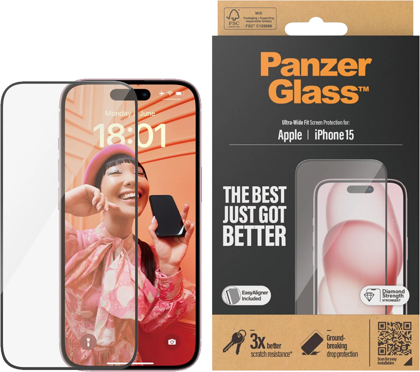 PanzerGlass Apple iPhone 15 -näytönsuojalasi