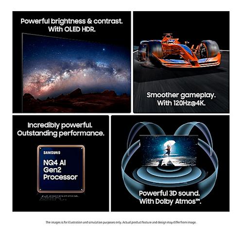 Samsung S90F 77 tuumainen OLED 4K TV (2025)