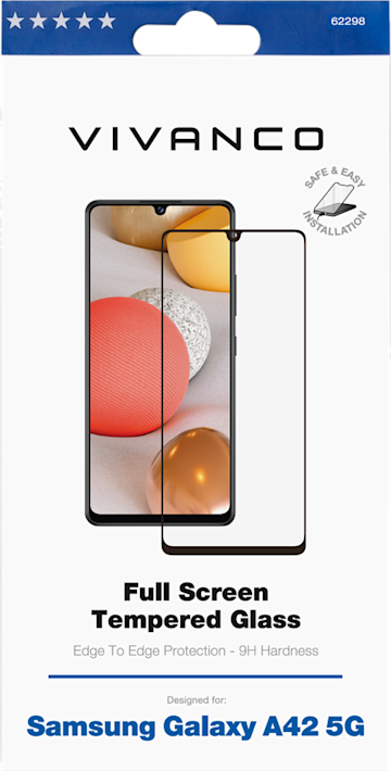 Vivanco Samsung Galaxy A42 5G -panssarilasi Full Screen