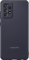 Samsung Galaxy A72 -suojakuori Silicone Cover musta