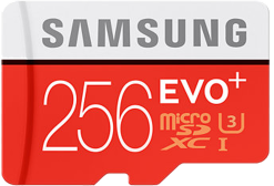 Samsung Evo+ microSD -muistikortti 256GB