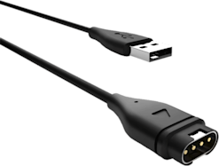 FIXED USB-A -latauskaapeli Garmin-kelloille Musta