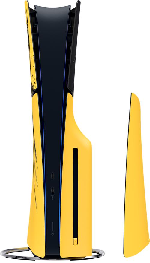 Sony PS5 Slim Marvels Wolverine Battle Yellow Limited Edition -konsolin kuoret