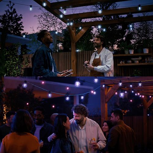 Philips Hue Festavia Globe -valosarja ulkokäyttöön 7 metriä