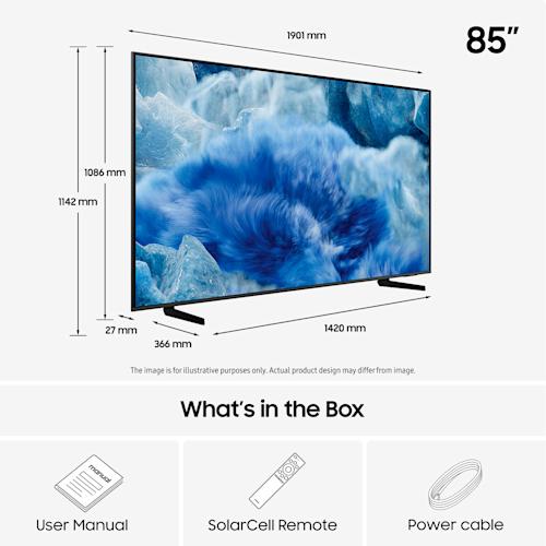 Samsung Q8FA 85 tuumainen QLED TV (2025)