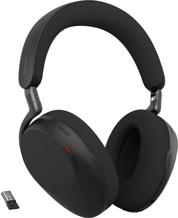Jabra Evolve3 85 Link390A MS Stereo -langattomat kuulokkeet musta