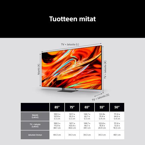Sony Bravia 7 MK2 85 tuumainen True RGB Google TV