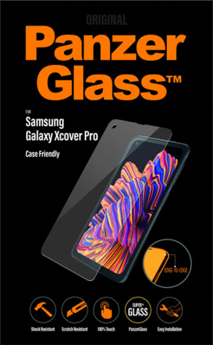 PanzerGlass Samsung Galaxy Xcover Pro -näytönsuojalasi Case Friendly