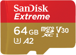 Sandisk Extreme microSDXC -muistikortti 64GB