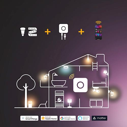 Philips Hue upotettava Milliskin-kohdevalaisin 3 kpl