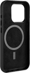 FIXED MagLeather -suojakuori iPhone 16 Pro Musta