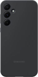 Samsung Galaxy A55 -suojakuori Silicone Case Musta