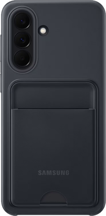 Samsung Galaxy A37 Card Slot Case -suojakuori musta