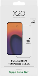 X2O OPPO Reno16 F -näytönsuojalasi Full Screen