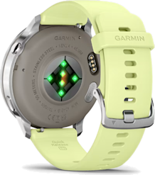 Garmin Venu 4 -GPS-älykello 45 mm Hopea/Lemon ranneke