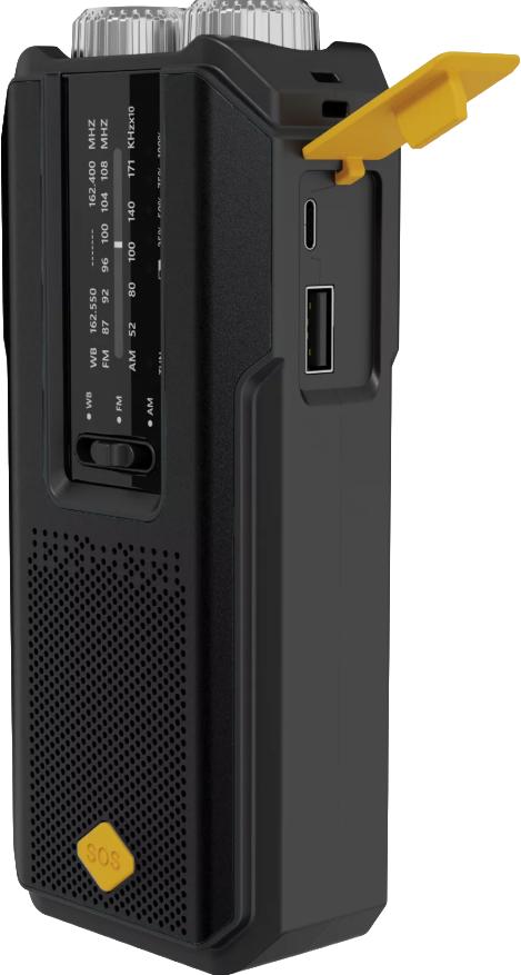 Sandberg Survivor Radio All-in-1 2000 mAh varavirtalähde