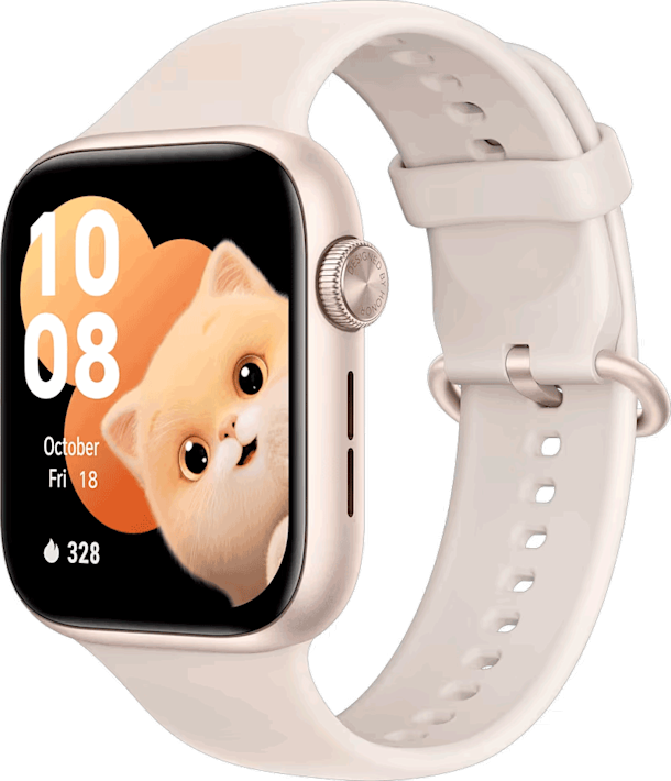 Honor Watch 5 -älykello -silikonirannekkeella kulta