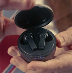 Valco NL25 ANC -langattomat nappikuulokkeet Musta/Harmaa