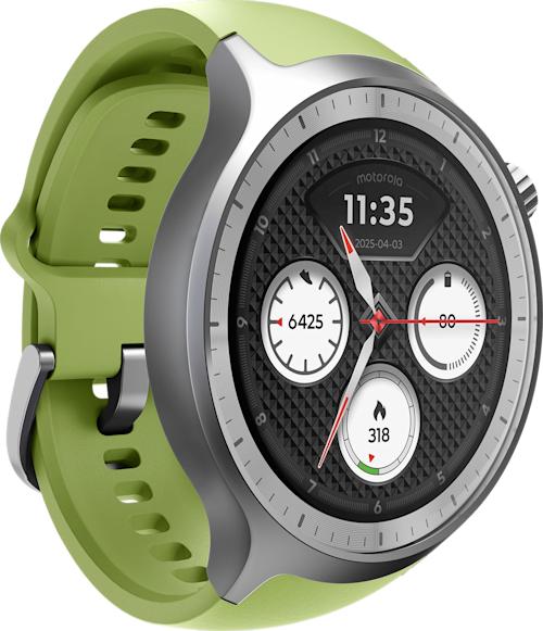 Motorola Moto Watch Silver + Herbal Garden