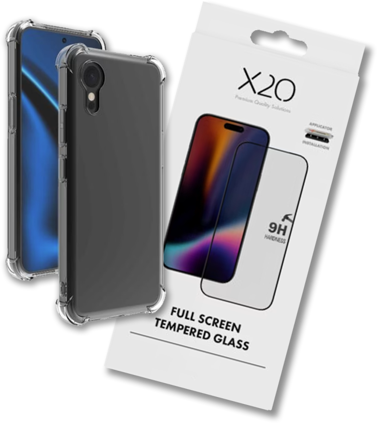 X2O Tarvikepaketti XCover 7 -suojakuori+panssarilasi