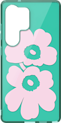 Samsung X Marimekko Galaxy S25 Ultra Dual Layer -suojakuori Vihreä/Pinkki