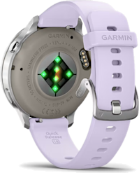 Garmin Venu 4 -GPS-älykello 41 mm Hopea/Lila ranneke