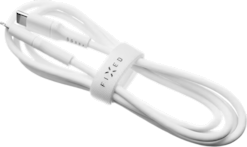 FIXED Liquid -kaapeli USB-C/Lightning 1,2 m valkoinen