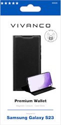 Vivanco Samsung Galaxy S23 -lompakkokotelo Premium